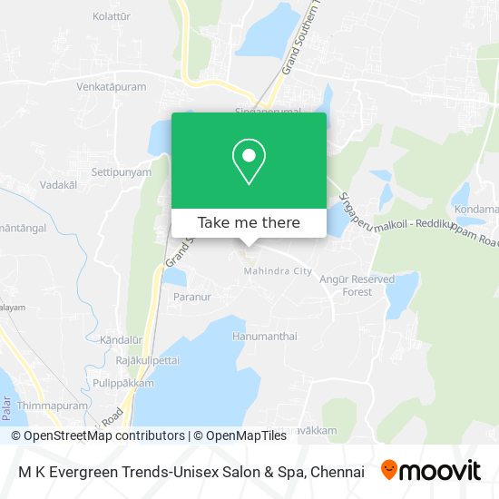 M K Evergreen Trends-Unisex Salon & Spa map