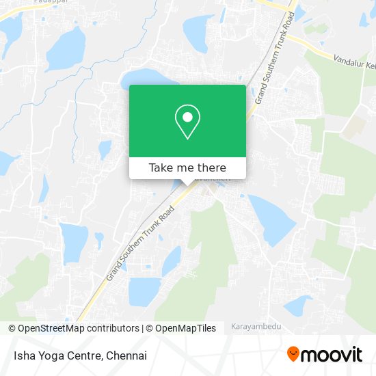 Isha Yoga Centre map