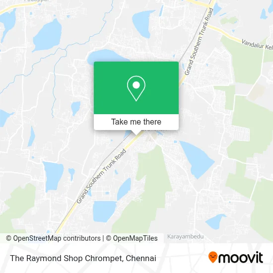The Raymond Shop Chrompet map