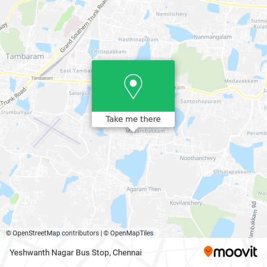 Yeshwanth Nagar Bus Stop map