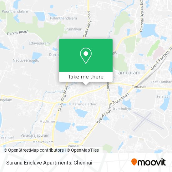 Surana Enclave Apartments map