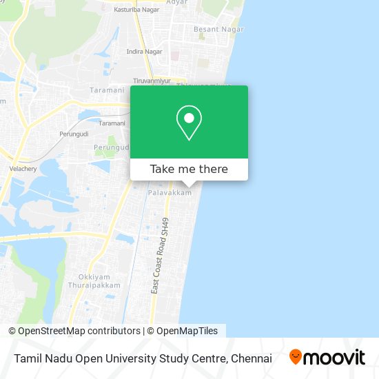 Tamil Nadu Open University Study Centre map