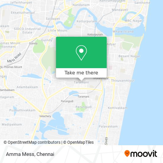 Amma Mess map