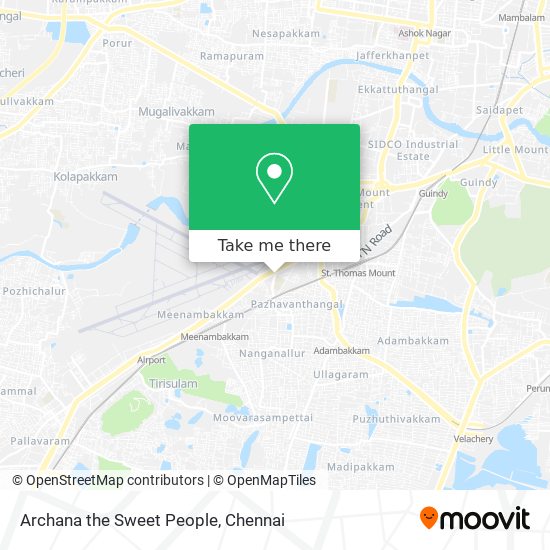 Archana the Sweet People map