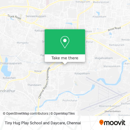 Tiny Hug Play School and Daycare map
