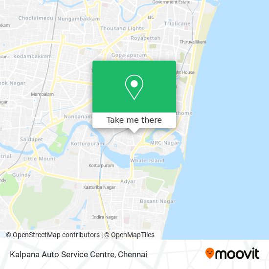 Kalpana Auto Service Centre map