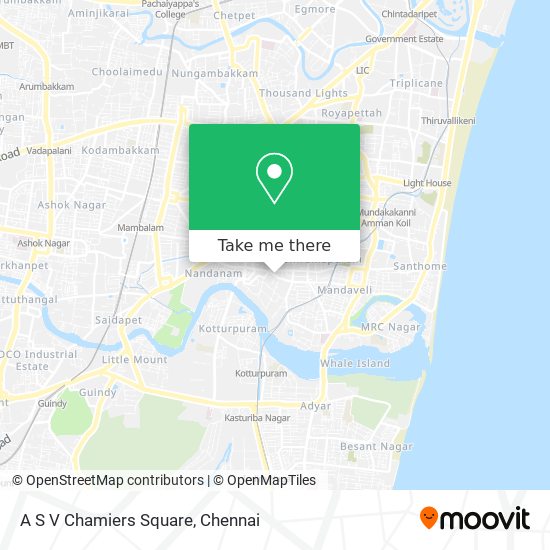 A S V Chamiers Square map