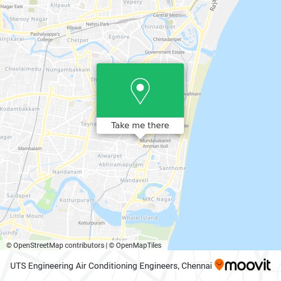 UTS Engineering Air Conditioning Engineers map