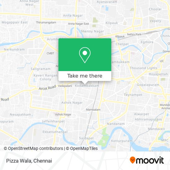 Pizza Wala map