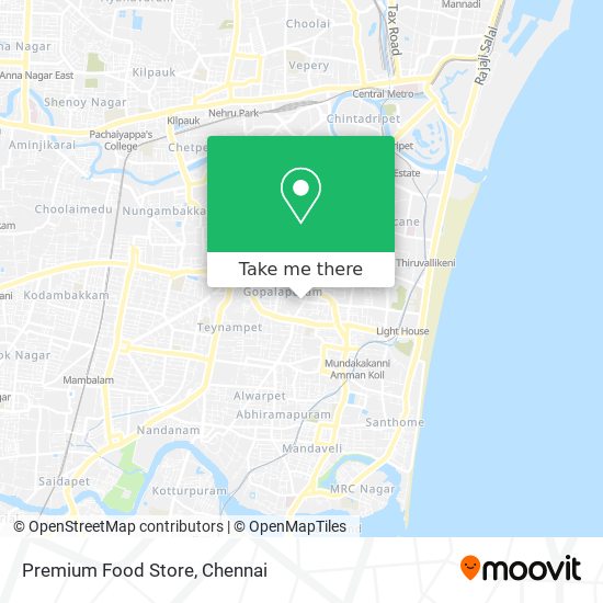 Premium Food Store map