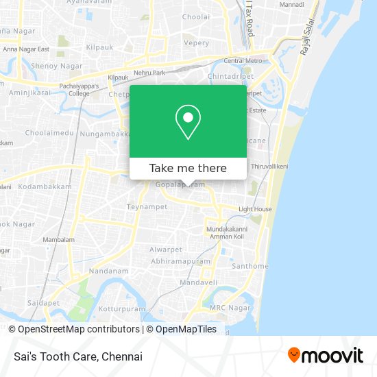Sai's Tooth Care map