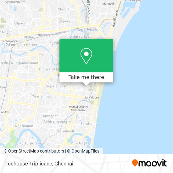 Icehouse Triplicane map