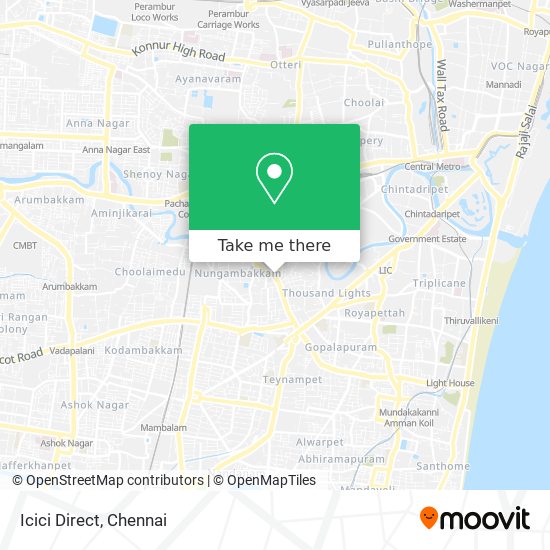 Icici Direct map