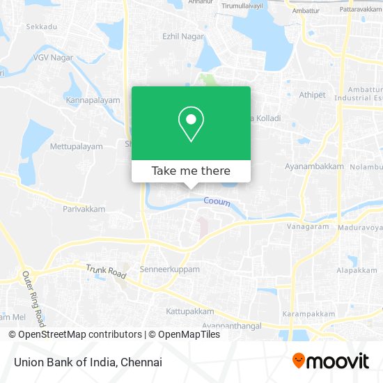 Union Bank of India map