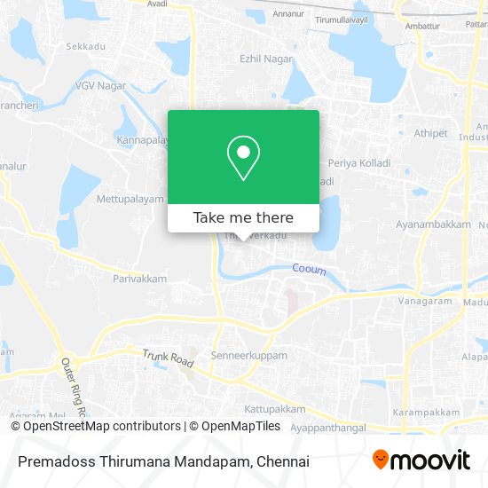 Premadoss Thirumana Mandapam map