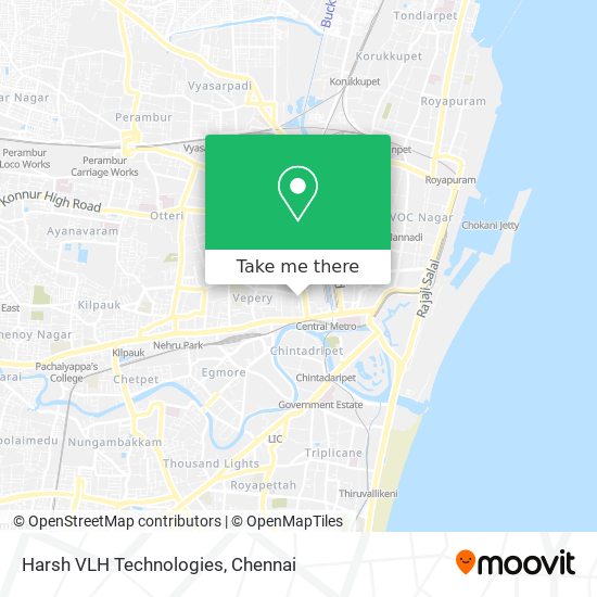 Harsh VLH Technologies map