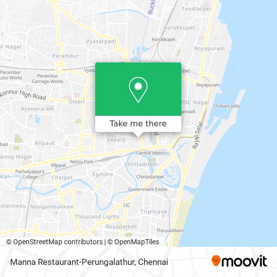 Manna Restaurant-Perungalathur map