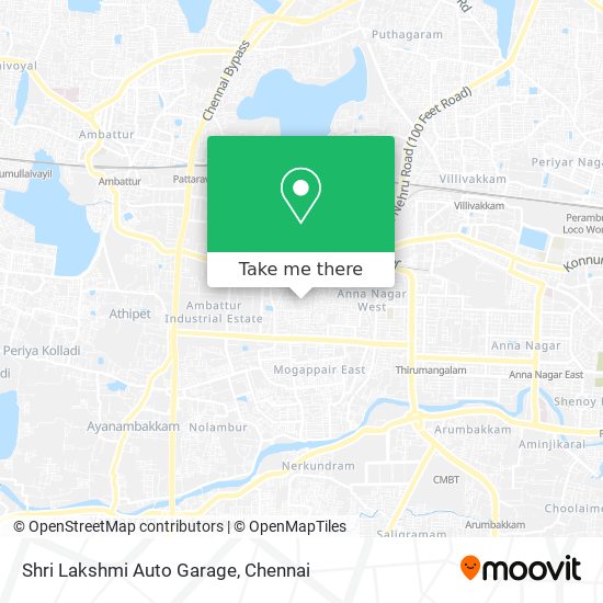 Shri Lakshmi Auto Garage map