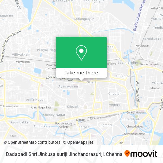 Dadabadi Shri Jinkusalsuriji Jinchandrasuriji map