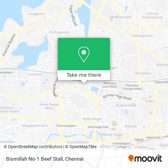 Bismillah No-1 Beef Stall map