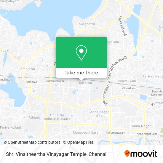 Shri Vinaitheertha Vinayagar Temple map