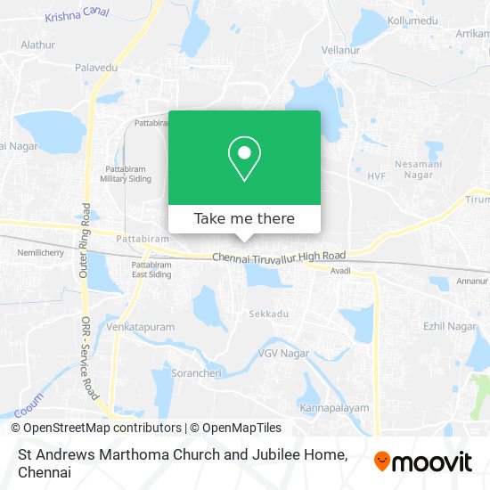 St Andrews Marthoma Church and Jubilee Home map