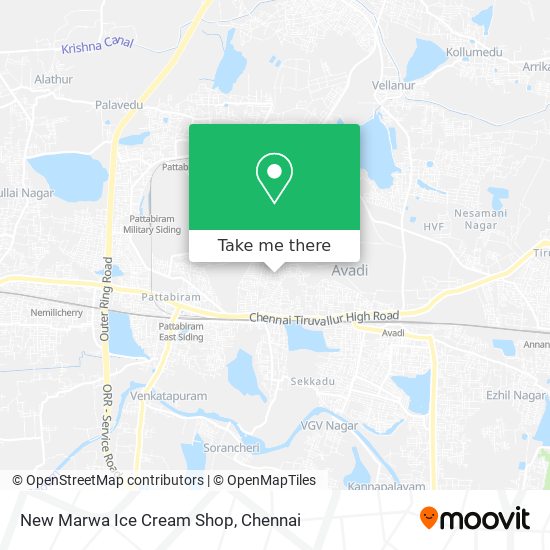 New Marwa Ice Cream Shop map