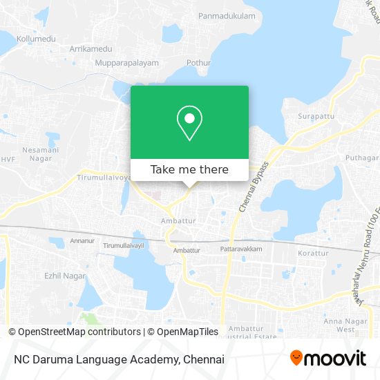 NC Daruma Language Academy map