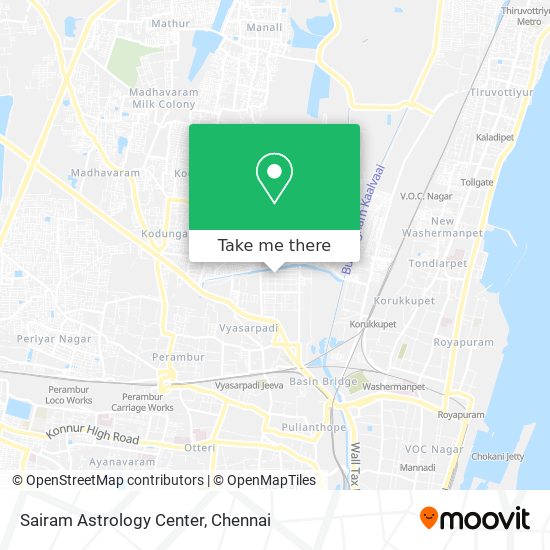 Sairam Astrology Center map