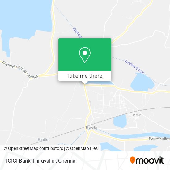 ICICI Bank-Thiruvallur map