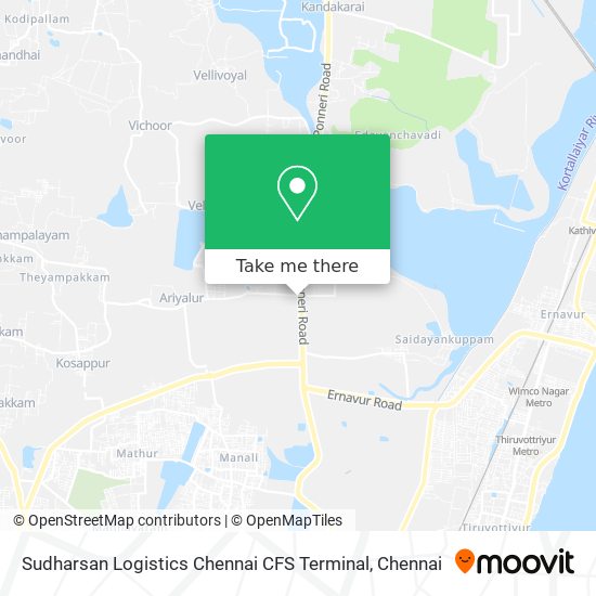 Sudharsan Logistics Chennai CFS Terminal map