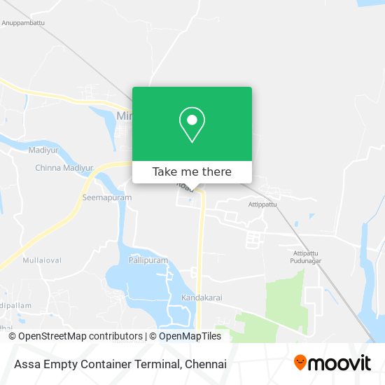 Assa Empty Container Terminal map