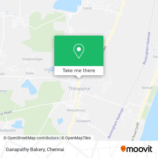 Ganapathy Bakery map