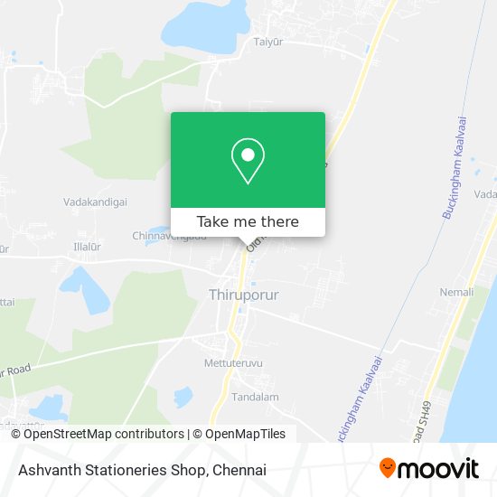 Ashvanth Stationeries Shop map