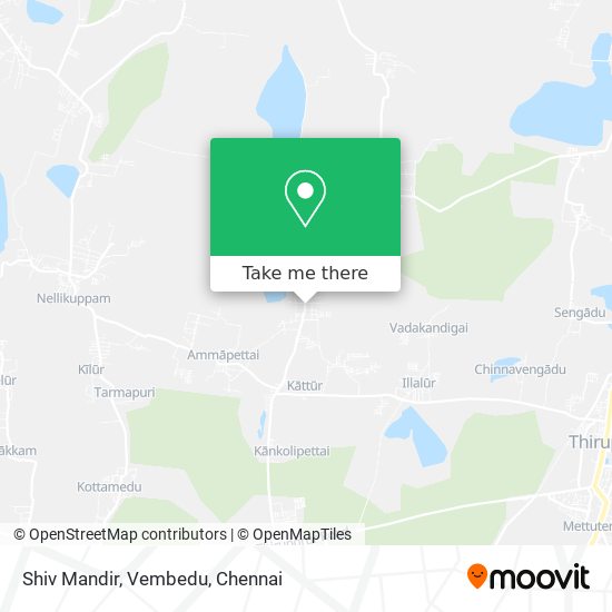Shiv Mandir, Vembedu map