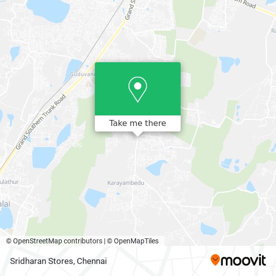 Sridharan Stores map