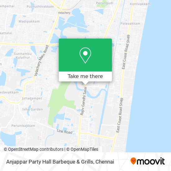 Anjappar Party Hall Barbeque & Grills map