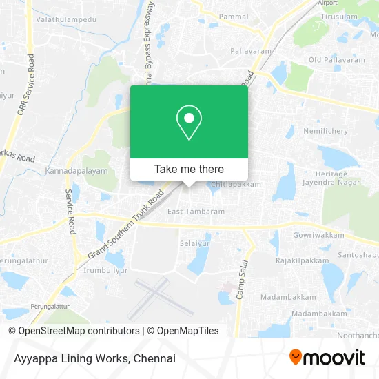 Ayyappa Lining Works map