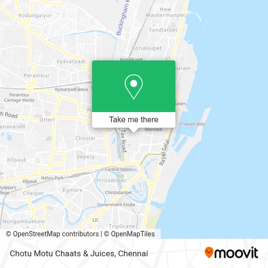 Chotu Motu Chaats & Juices map