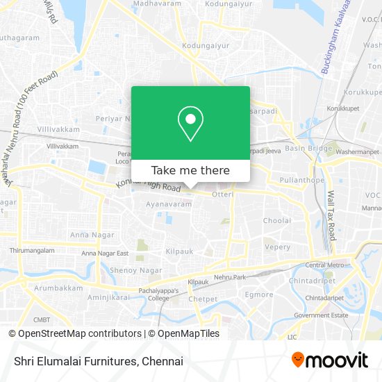 Shri Elumalai Furnitures map