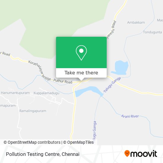 Pollution Testing Centre map