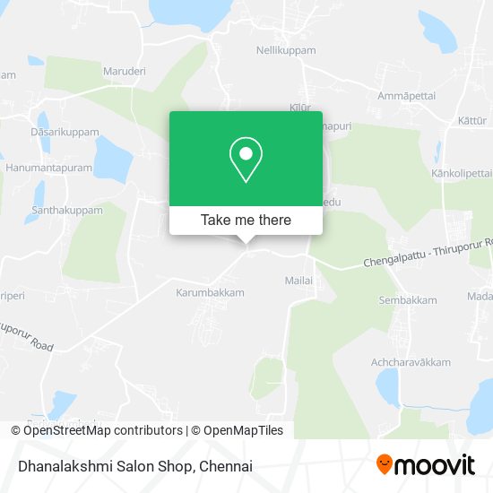 Dhanalakshmi Salon Shop map
