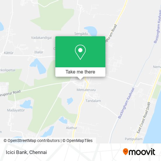 Icici Bank map