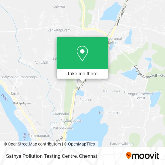 Sathya Pollution Testing Centre map