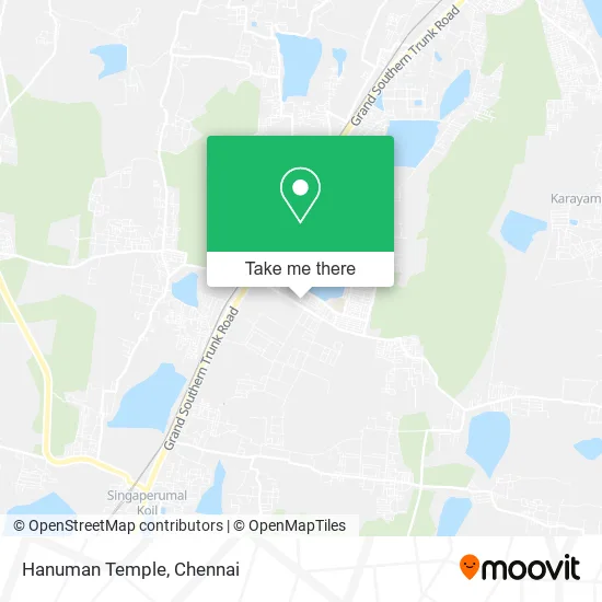 Hanuman Temple map