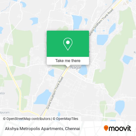 Akshya Metropolis Apartments map