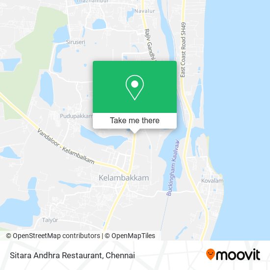 Sitara Andhra Restaurant map