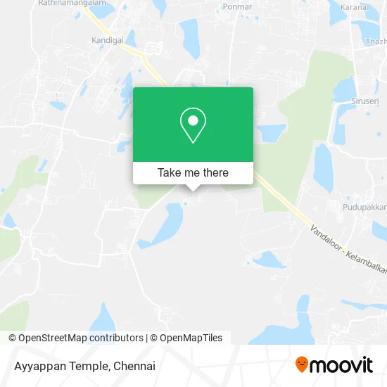Ayyappan Temple map