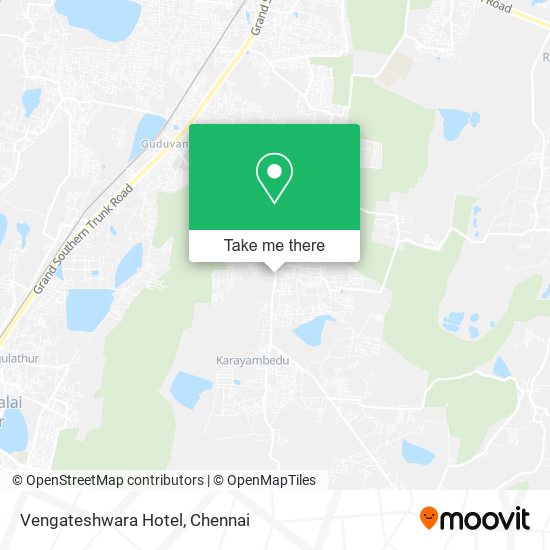 Vengateshwara Hotel map