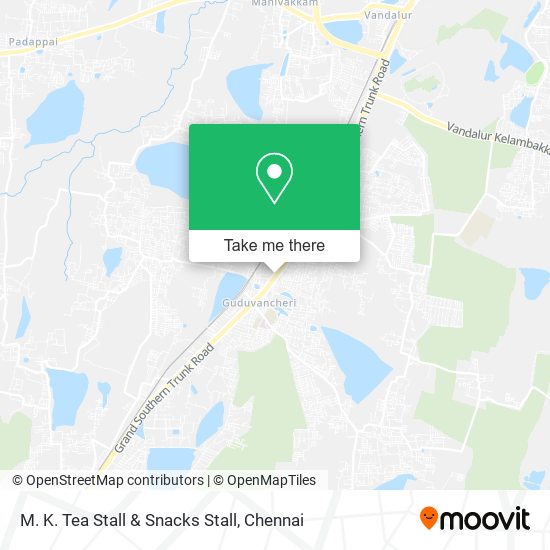 M. K. Tea Stall & Snacks Stall map